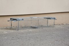 Živolovná klec na kuny a potkany (102x17x20 cm)