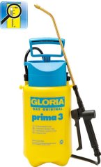 Postřikovač GLORIA Prima 3 s přetlakovým ventilem