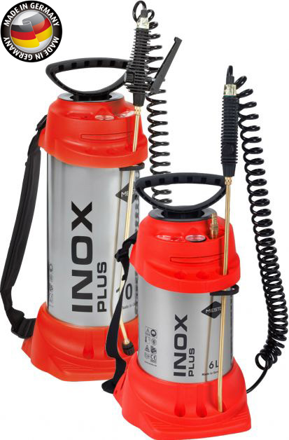 Ruční postřikovač Mesto Inox Plus 6l včetně kompresního ventilu
