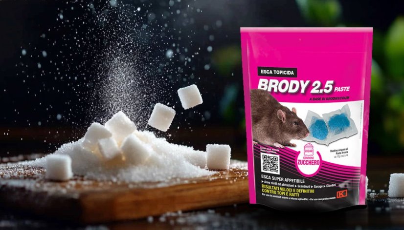 Brody 2.5 pasta 150g s příchutí